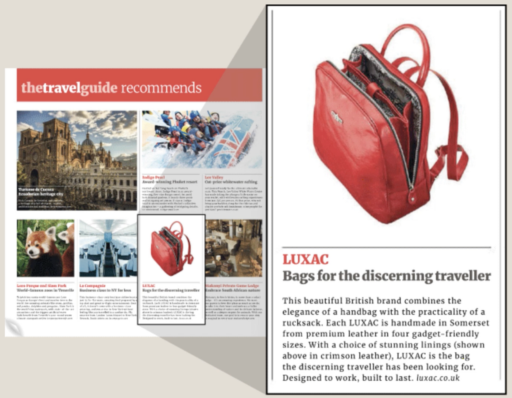 The Travel Guide recommends... LUXAC