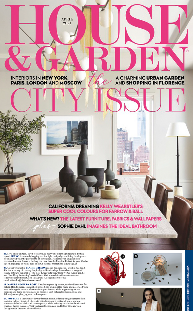 LUXAC in House & Garden City Issue